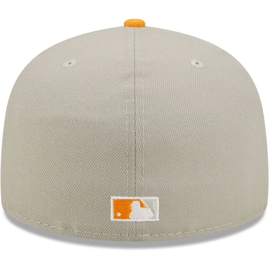 New Era Pittsburgh Pirates Gray/Orange 76th World Series Cooperstown Collection Undervisor 59FIFTY Fitted Hat