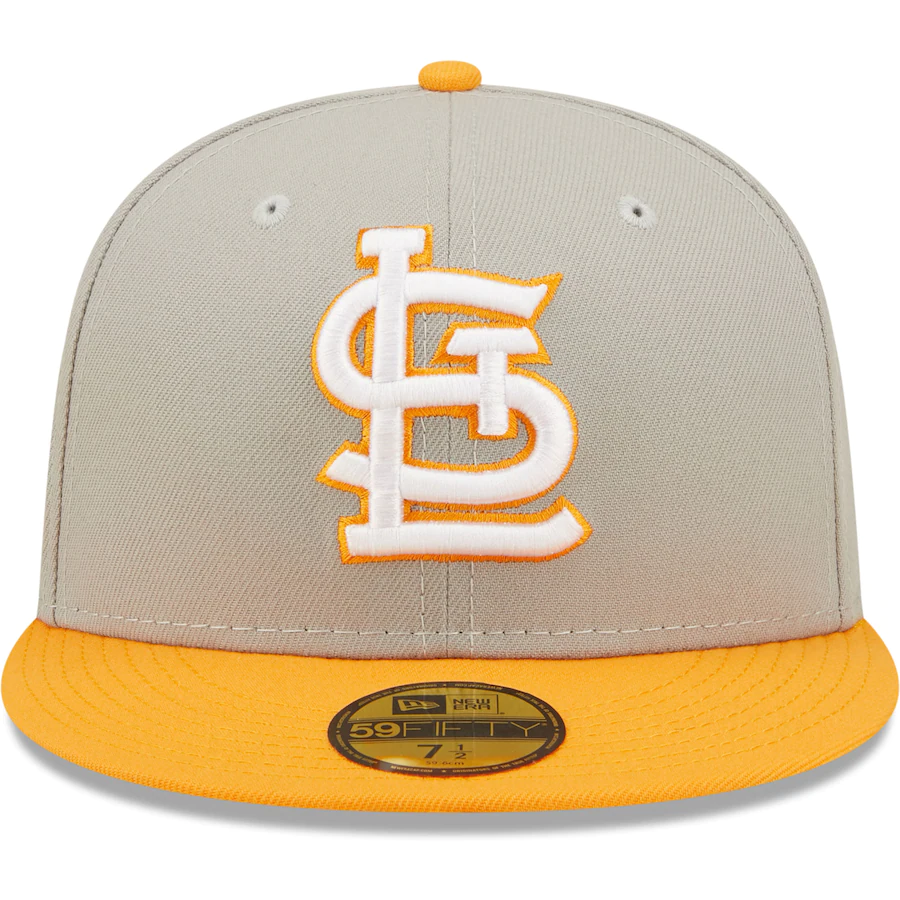 New Era St. Louis Cardinals Gray/Orange 2011 World Series Cooperstown Collection Undervisor 59FIFTY Fitted Hat