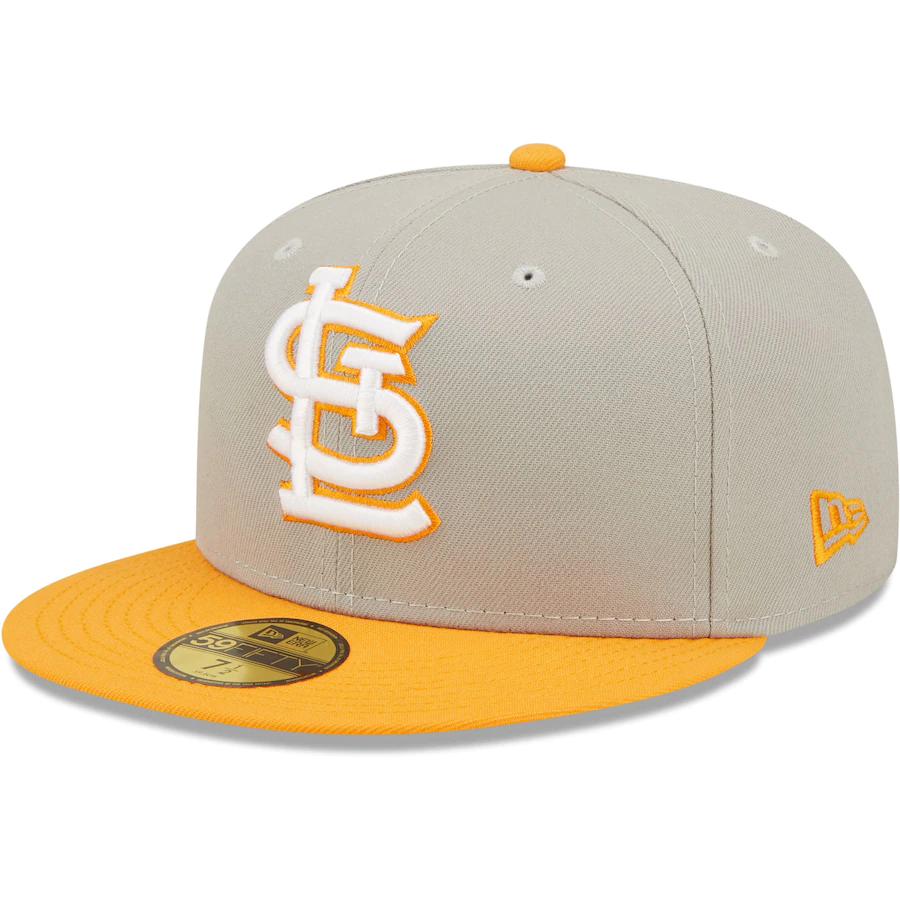 New Era St. Louis Cardinals Gray/Orange 2011 World Series Cooperstown Collection Undervisor 59FIFTY Fitted Hat