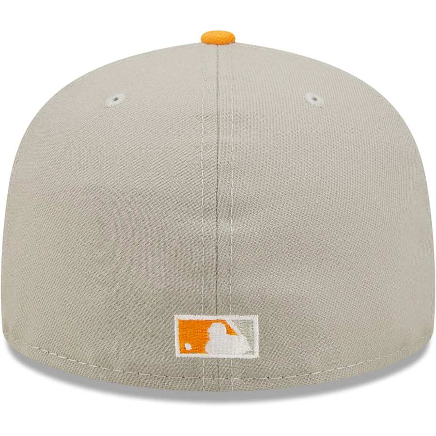 New Era Toronto Blue Jays Gray/Orange 1993 World Series Cooperstown Collection Undervisor 59FIFTY Fitted Hat