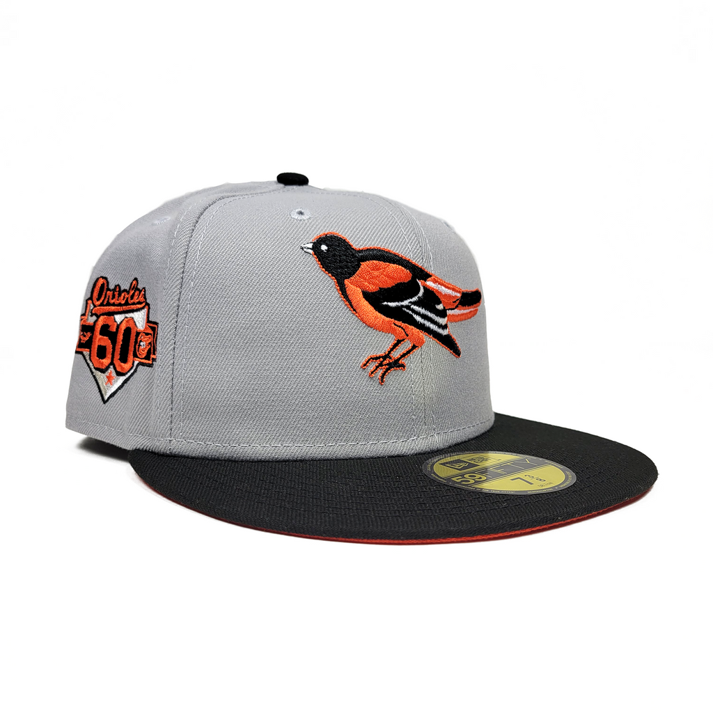 New Era Baltimore Orioles 60 Grey 59Fifty Fitted Hat