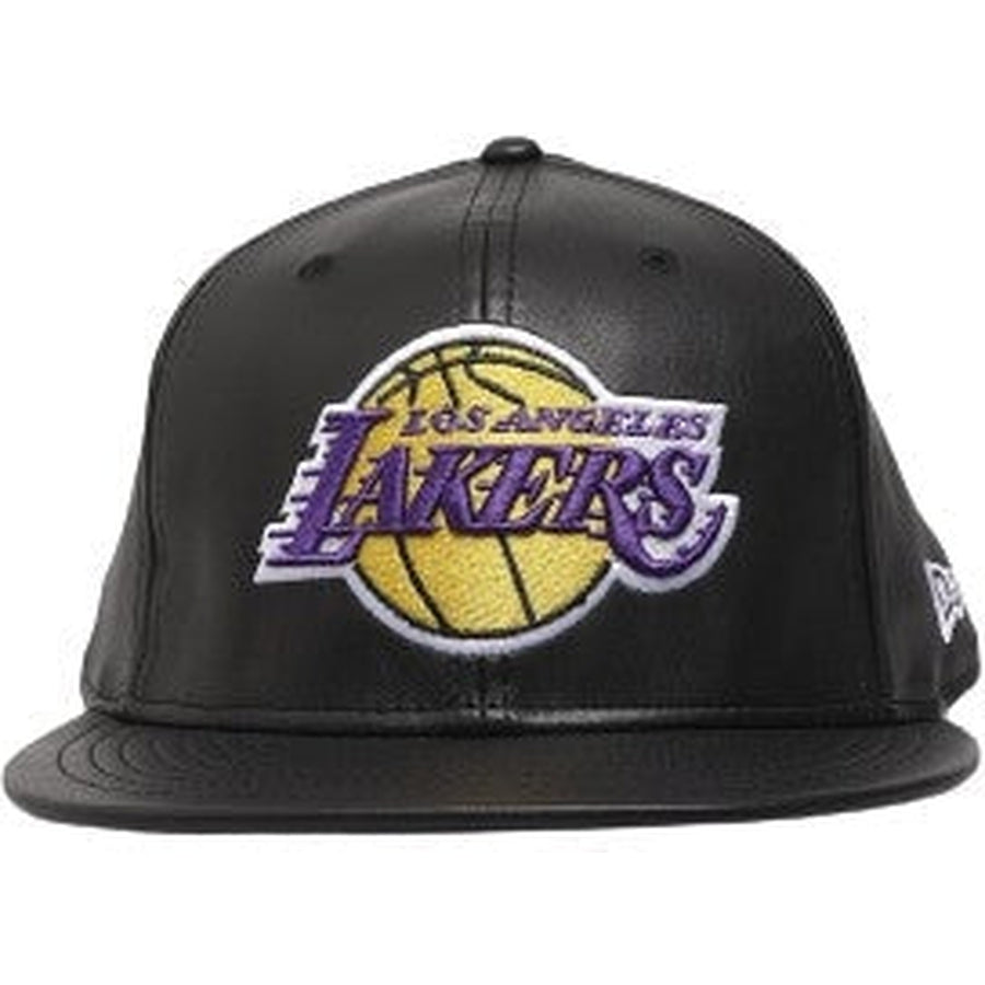 New Era Los Angeles Lakers 'PU Leather' 59FIFTY Fitted Hat