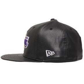 New Era Los Angeles Lakers 'PU Leather' 59FIFTY Fitted Hat