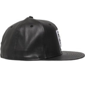 New Era Las Vegas Raiders 'PU Leather' 59FIFTY Fitted Hat