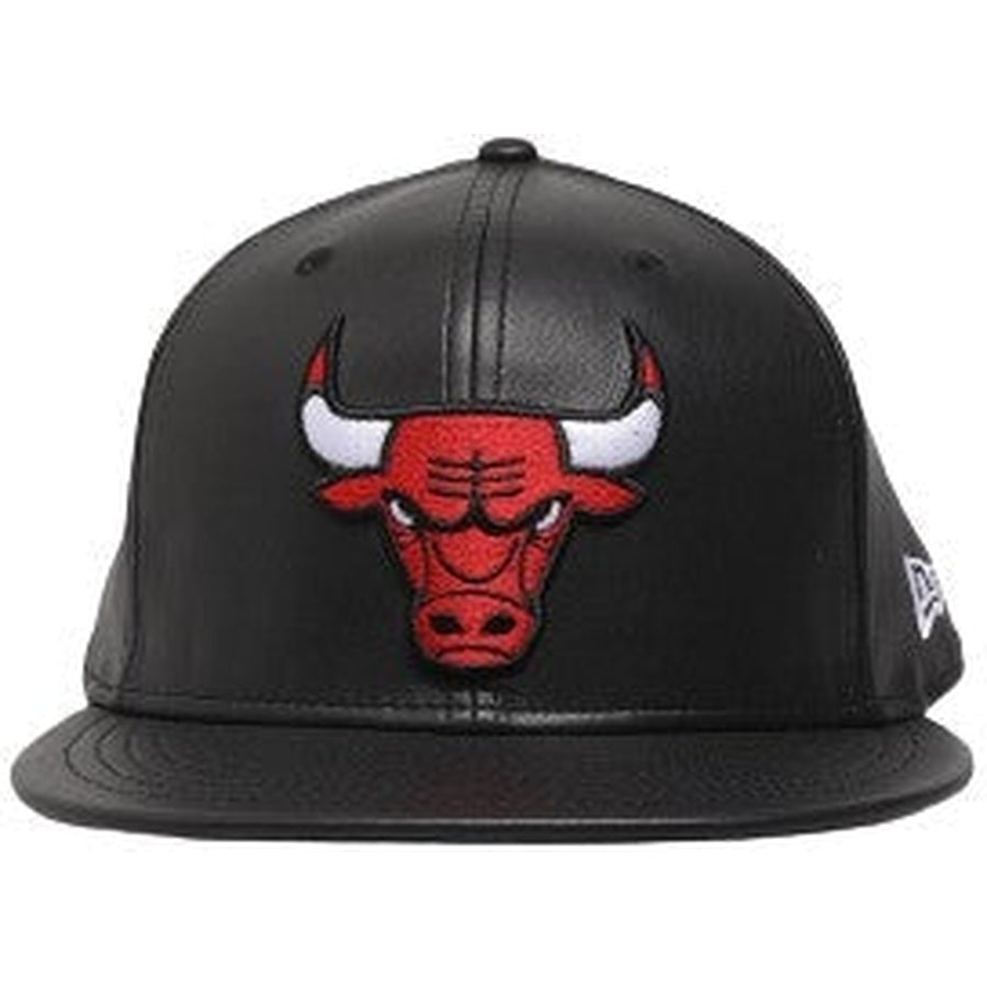 New Era Chicago Bulls 'PU Leather' 59FIFTY Fitted Hat