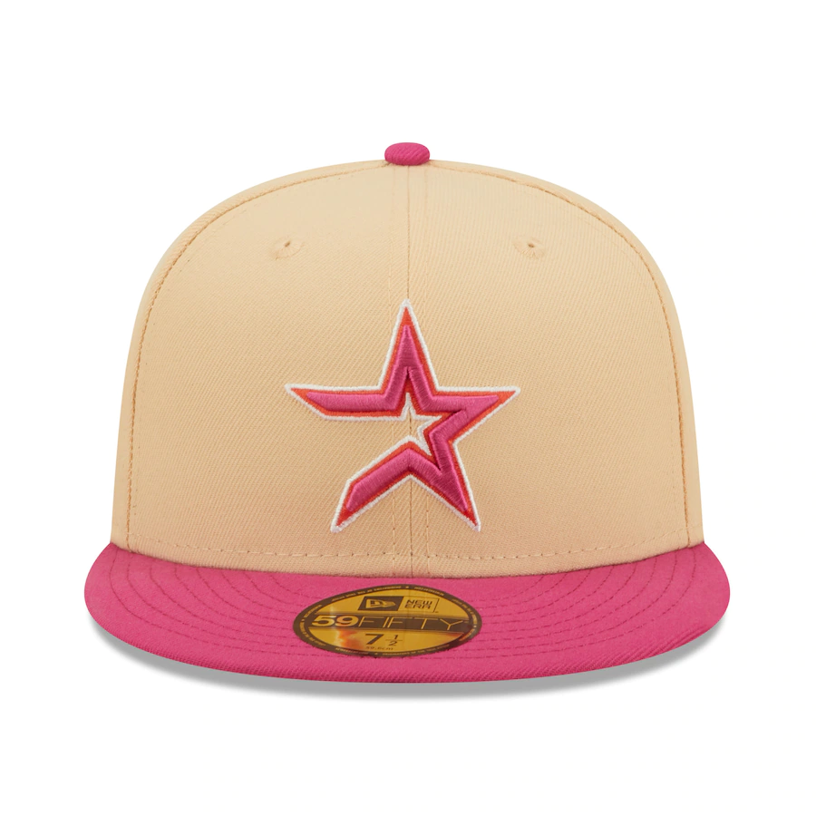 New Era Houston Astros 45th Anniversary Mango Passion 59FIFTY Fitted Hat