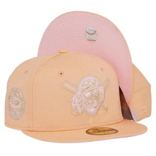 New Era Pittsburgh Pirates "Peaches & Cream" Pink Under Brim 59FIFTY Fitted Hat
