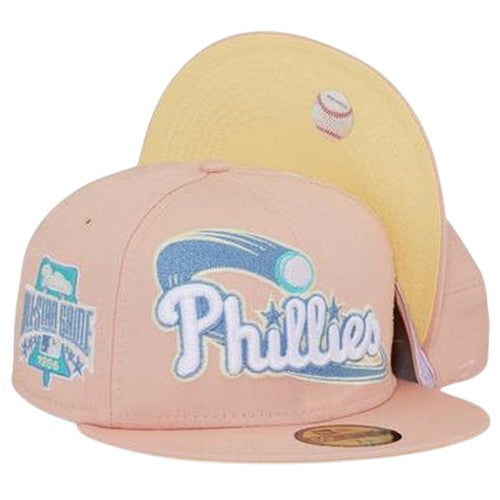 New Era Philadelphia Phillies Soft Pink/Yellow 1996 All-Star Game 59FIFTY Fitted Hat