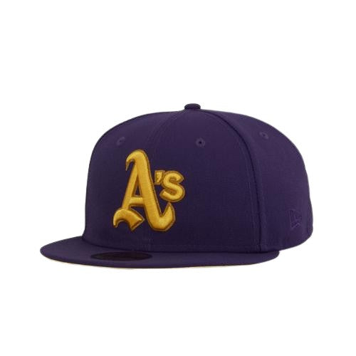 New Era Oakland Athletics Purple/Yellow 1972 World Series 59FIFTY Fitted Hat