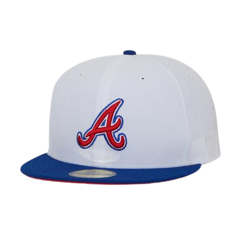 New Era Atlanta Braves White/Red/Blue "Captain America" 59FIFTY Fitted Hat