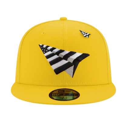 New Era x Paper Planes Yellow 59FIFTY Fitted Hat