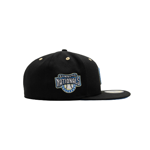 New Era Washington Nationals Black/Blue 59FIFTY Fitted Hat