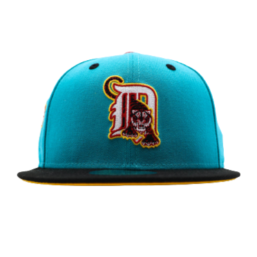 New Era Detroit Tigers Teal/Black/Yellow 2005 All-Star Game 59FIFTY Fitted Hat