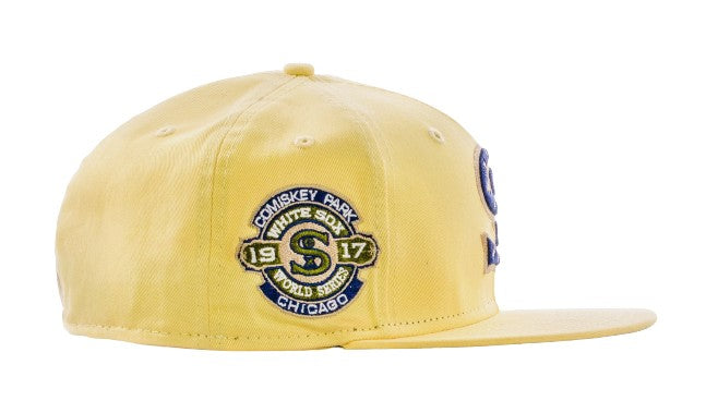 New Era x Shoe Palace Chicago White Sox Canary Yellows 59FIFTY Fitted Cap