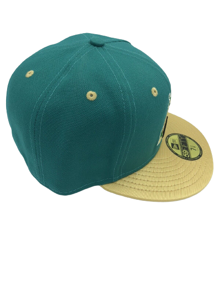 New Era Beaumont Golden Gators Dark Green/Vegas Gold 59FIFTY Fitted Hat