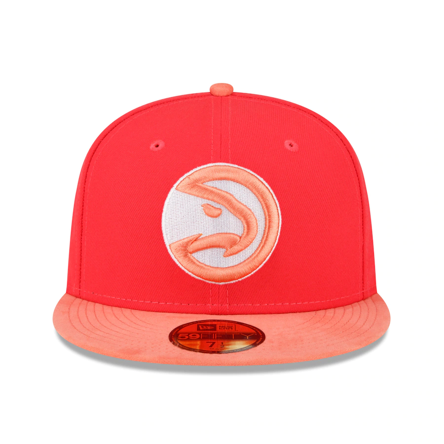 New Era Atlanta Hawks Red/Peach Tonal 2022 59FIFTY Fitted Hat