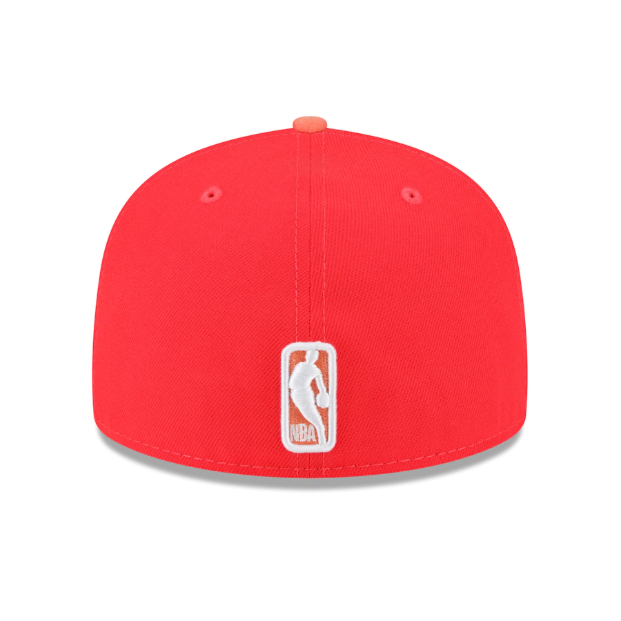 New Era Atlanta Hawks Red/Peach Tonal 2022 59FIFTY Fitted Hat
