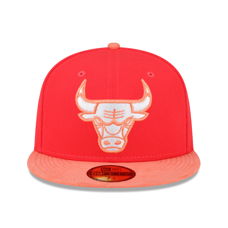 New Era Chicago Bulls Red/Peach Tonal 2022 59FIFTY Fitted Hat