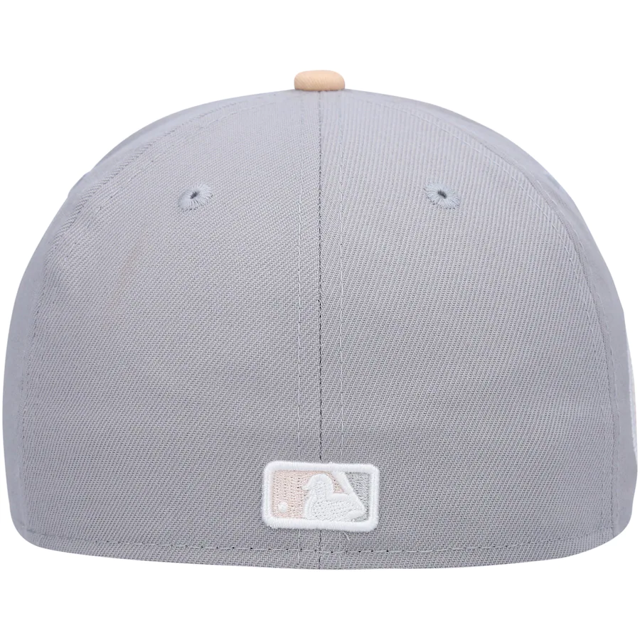 New Era Los Angeles Dodgers Gray/Peach 1980 All-Star Game Purple Undervisor 59FIFTY Fitted Hat