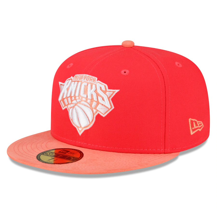 New Era New York Knicks Red/Peach Tonal 2022 59FIFTY Fitted Hat