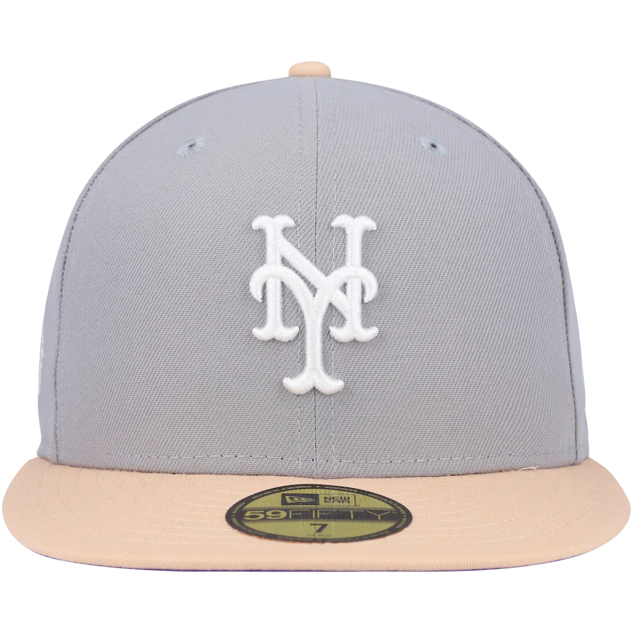 New Era New York Mets Gray/Peach 2013 All-Star Game Purple Undervisor 59FIFTY Fitted Hat