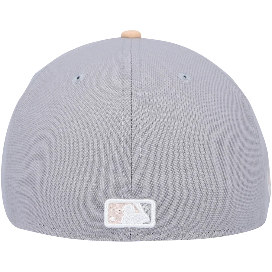 New Era New York Yankees Gray/Peach 2008 All-Star Game Purple Undervisor 59FIFTY Fitted Hat