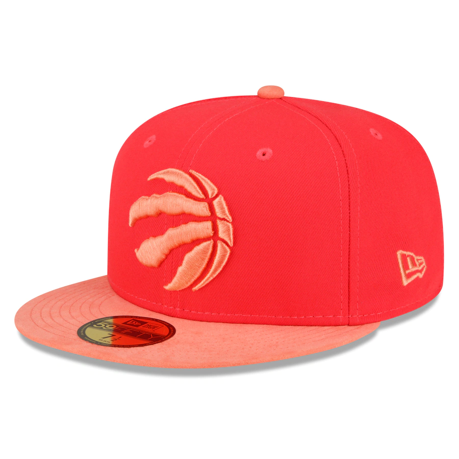 New Era Toronto Raptors Red/Peach Tonal 2022 59FIFTY Fitted Hat