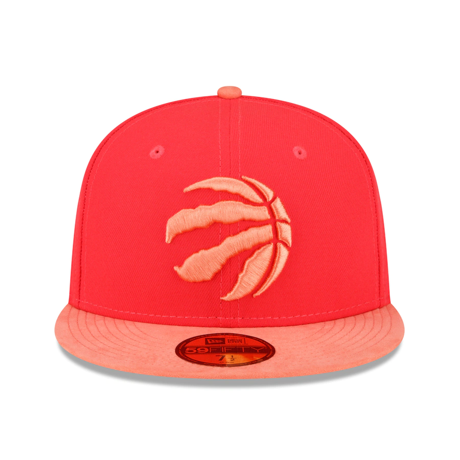 New Era Toronto Raptors Red/Peach Tonal 2022 59FIFTY Fitted Hat