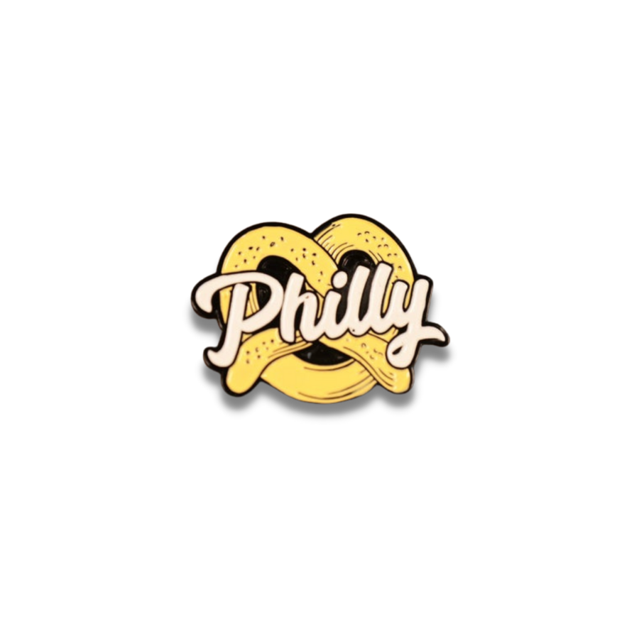 Philly Pretzel Fitted Hat Pin