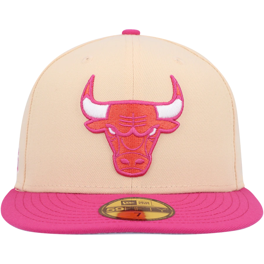 New Era Chicago Bulls Passion Mango 2022 59FIFTY Fitted Hat