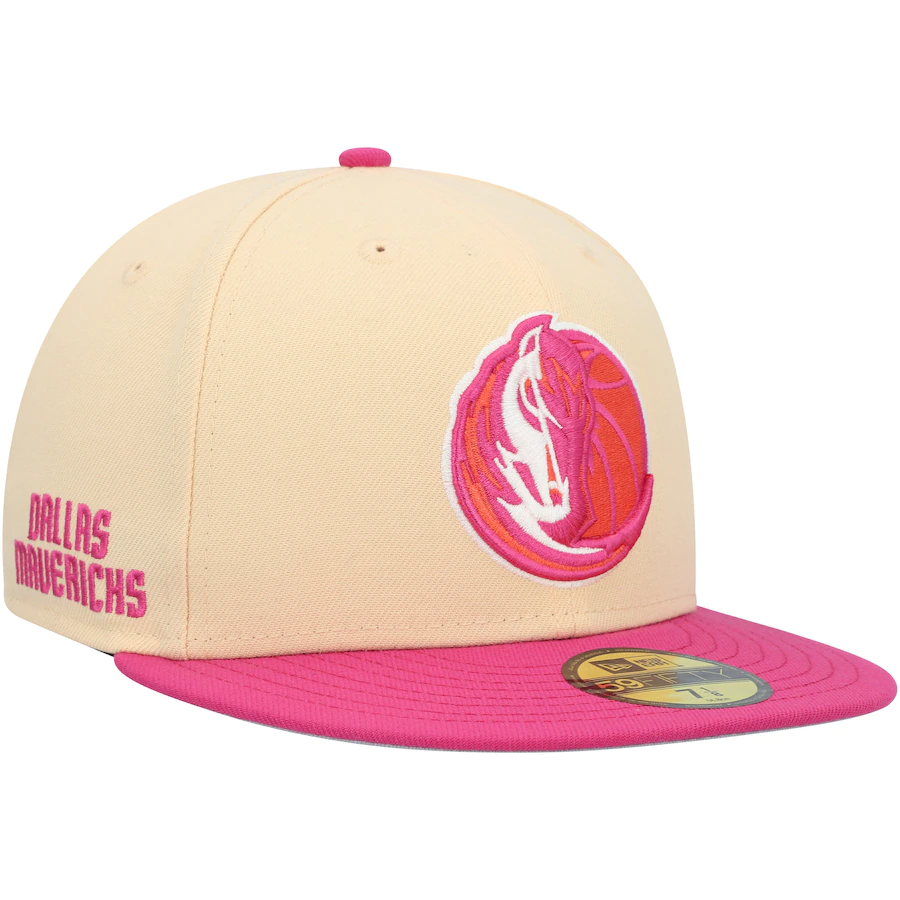 New Era Dallas Mavericks Passion Mango 2022 59FIFTY Fitted Hat