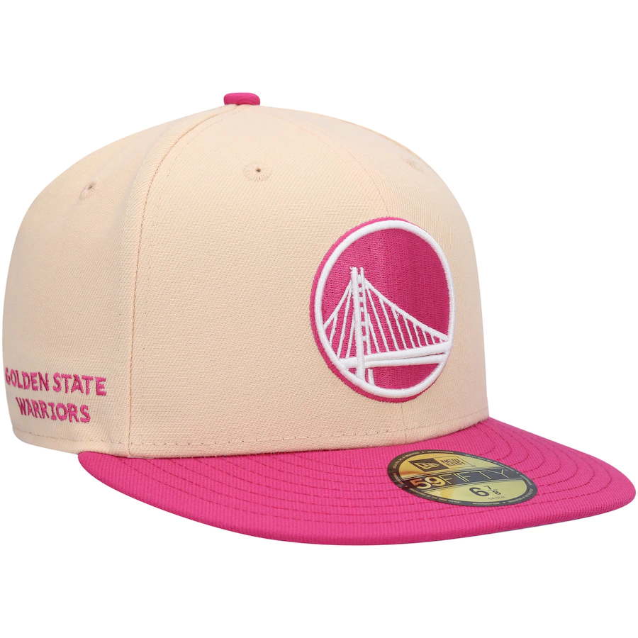 New Era Golden State Warriors Passion Mango 2022 59FIFTY Fitted Hat