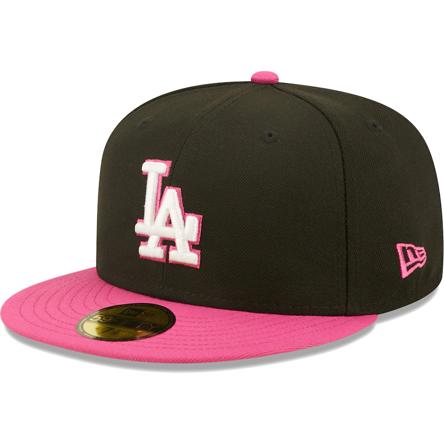 New Era Los Angeles Dodgers Black/Pink 1981 World Series Champions Passion 59FIFTY Fitted Hat