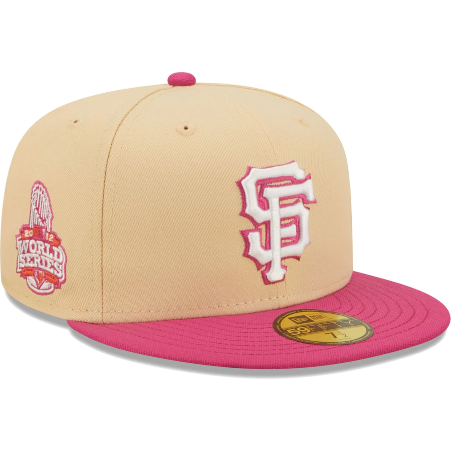New Era San Francisco Giants 2012 World Series Mango Passion 59FIFTY Fitted Hat