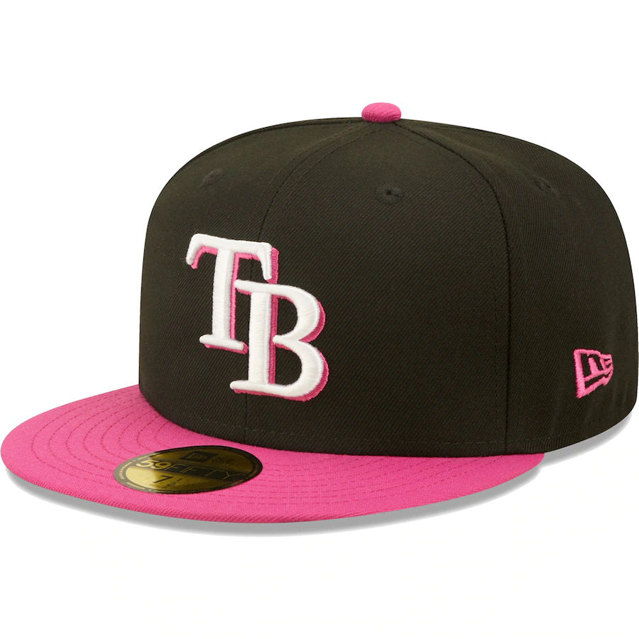New Era Tampa Bay Rays Black/Pink 2020 World Series Passion 59FIFTY Fitted Hat