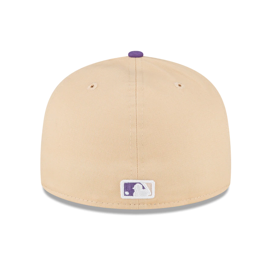 New Era Atlanta Braves Peach/Purple 1995 World Series 59FIFTY Fitted Hat