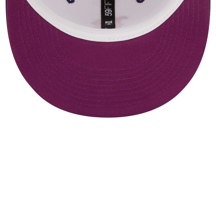 New Era Boston Red Sox White/Purple 1999 All-Star Game Grape Lolli 59FIFTY Fitted Hat