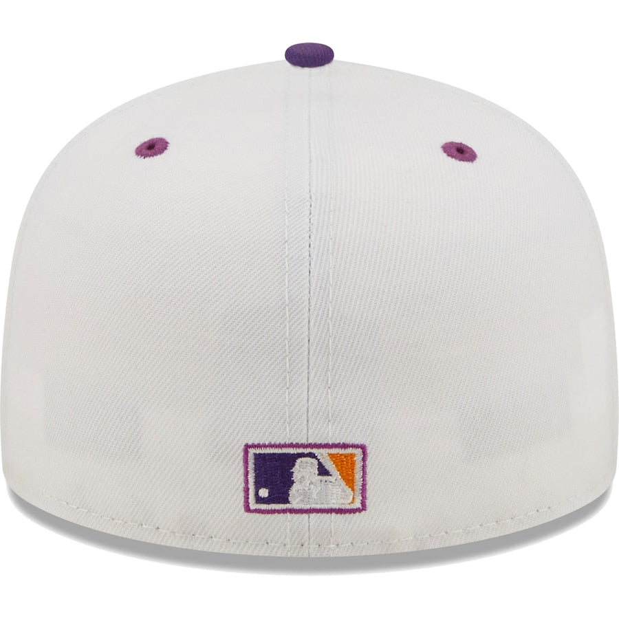 New Era Boston Red Sox White/Purple Boston Grape Lolli 59FIFTY Fitted Hat