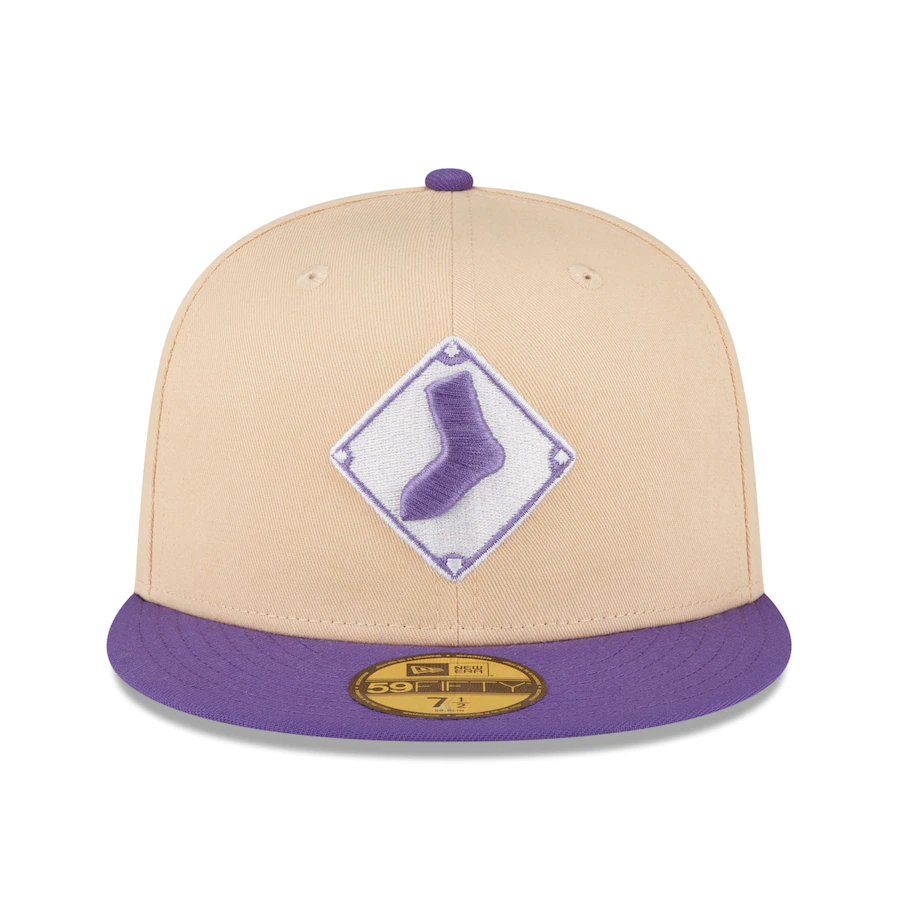 New Era Chicago White Sox Peach/Purple 2005 World Series 59FIFTY Fitted Hat