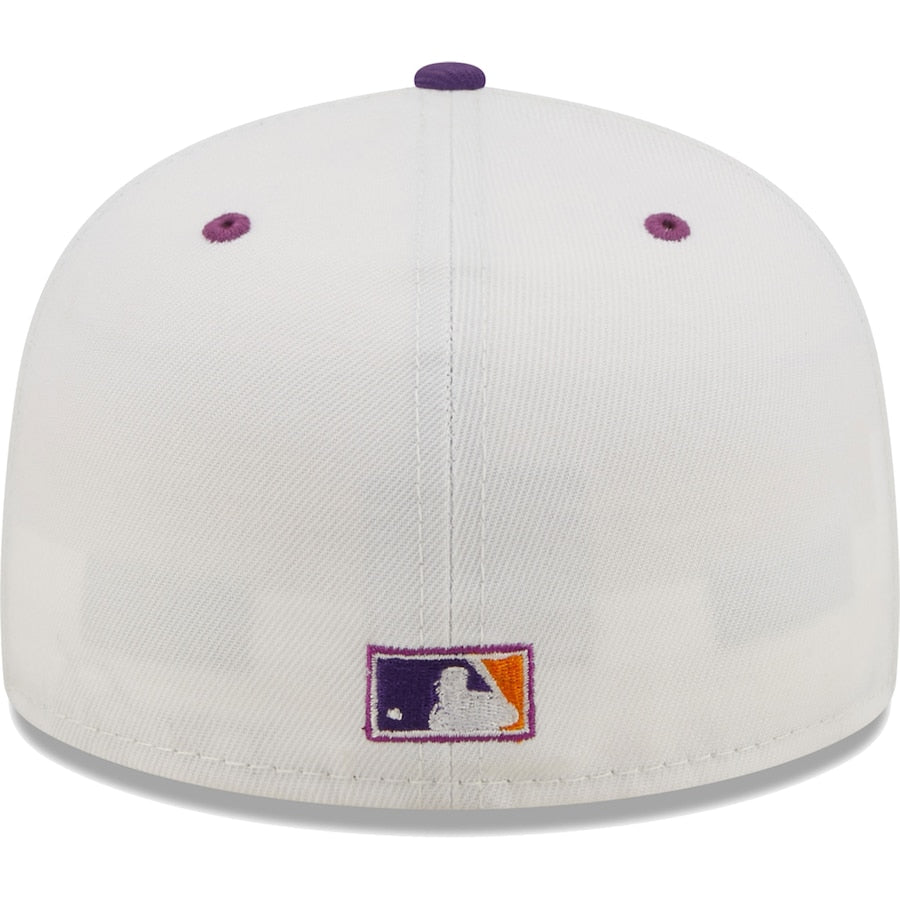 New Era Chicago White Sox White/Purple Four-Time All-Star Game Hosts Grape Lolli 59FIFTY Fitted Hat