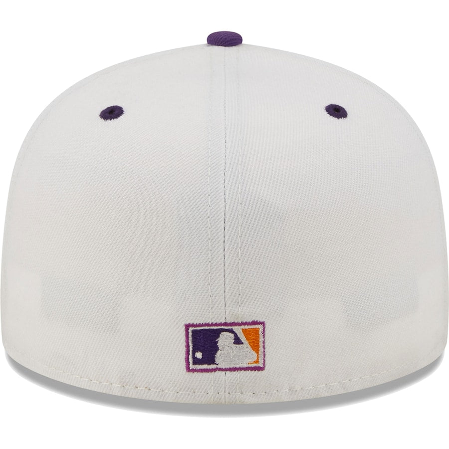 New Era Kansas City Royals White/Purple 40th Anniversary Grape Lolli 59FIFTY Fitted Hat