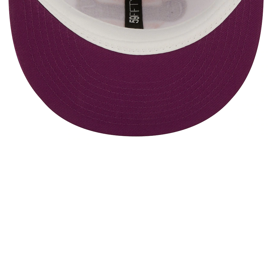 New Era San Francisco Giants White/Purple 25th Anniversary Grape Lolli 59FIFTY Fitted Hat