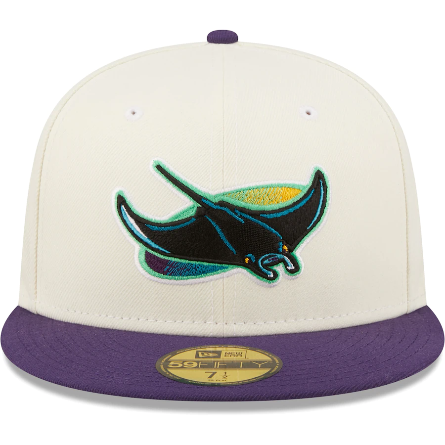 New Era Tampa Bay Rays White/Purple Cooperstown Collection 1998 ...