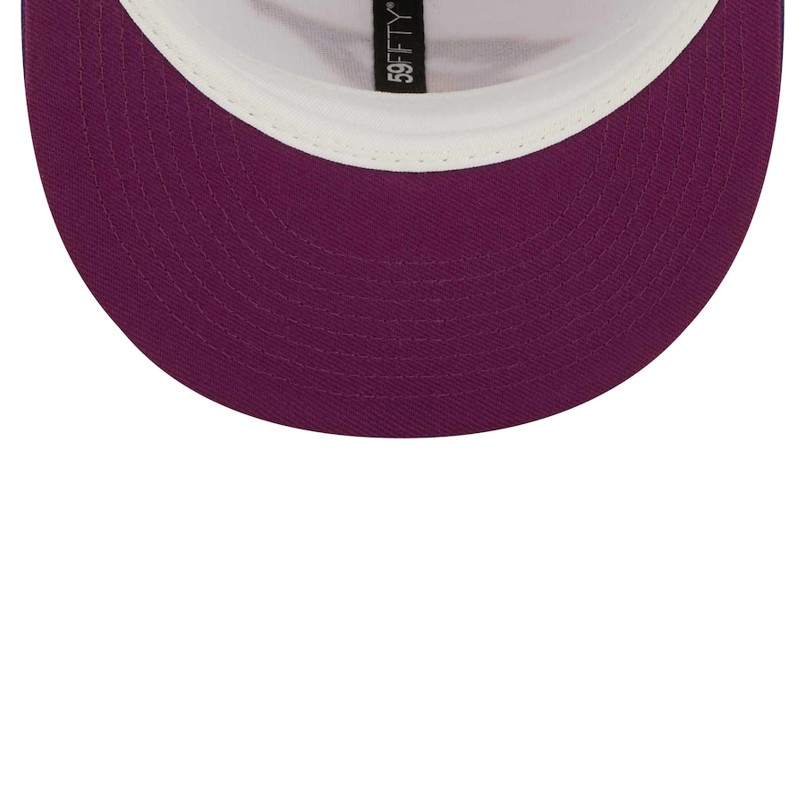 New Era Toronto Blue Jays White/Purple 30th Season Grape Lolli 59FIFTY Fitted Hat