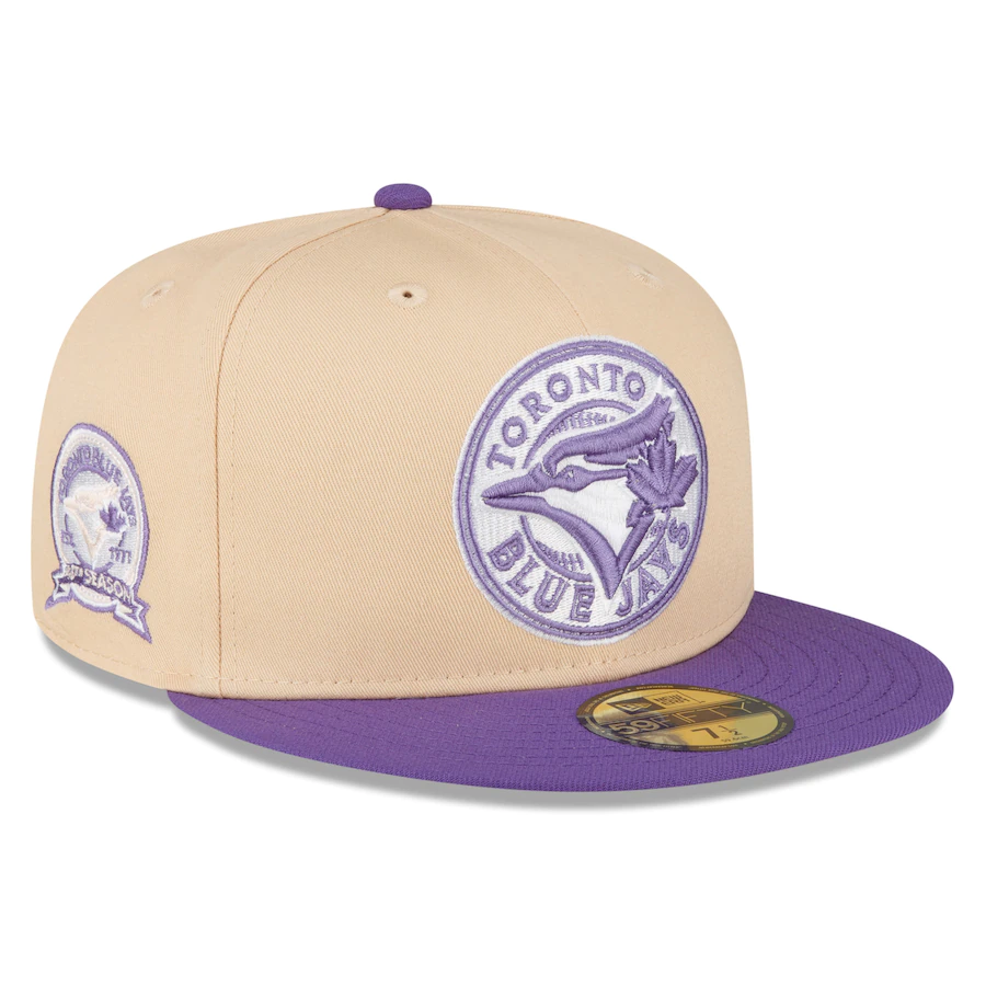 New Era Toronto Blue Jays Peach/Purple 40th Season 59FIFTY Fitted Hat
