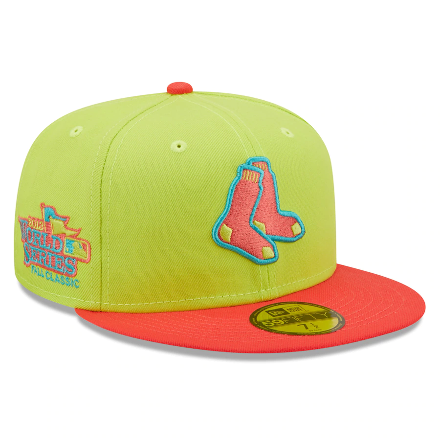New Era Boston Red Sox Cyber Highlighter 59FIFTY Fitted Hat