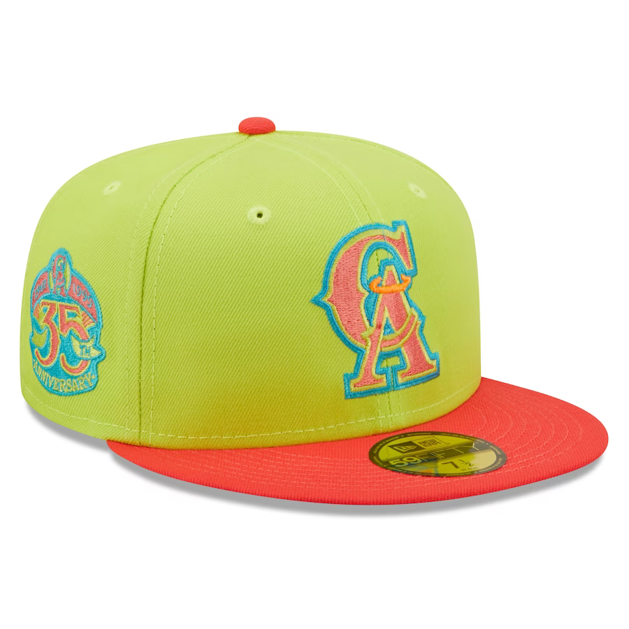 New Era California Angels, Cyber Highlighter 59FIFTY Fitted Hat