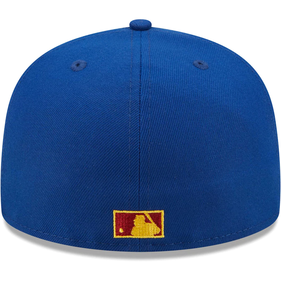 New Era Chicago Cubs Blue/Red Alternate Logo Primary Jewel Gold Undervisor 59FIFTY Fitted Hat