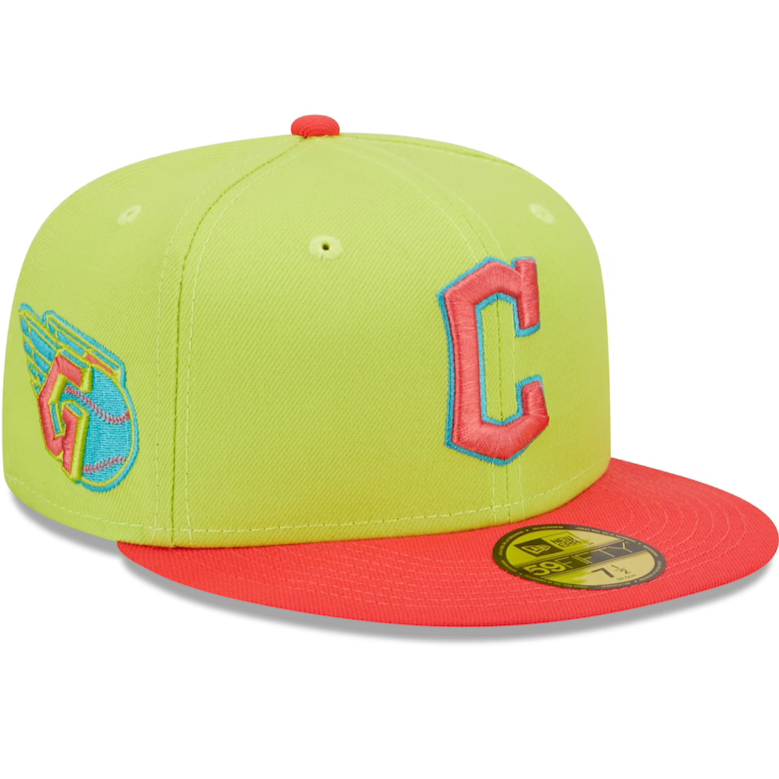 New Era Cleveland Guardians Cyber Highlighter 59FIFTY Fitted Hat