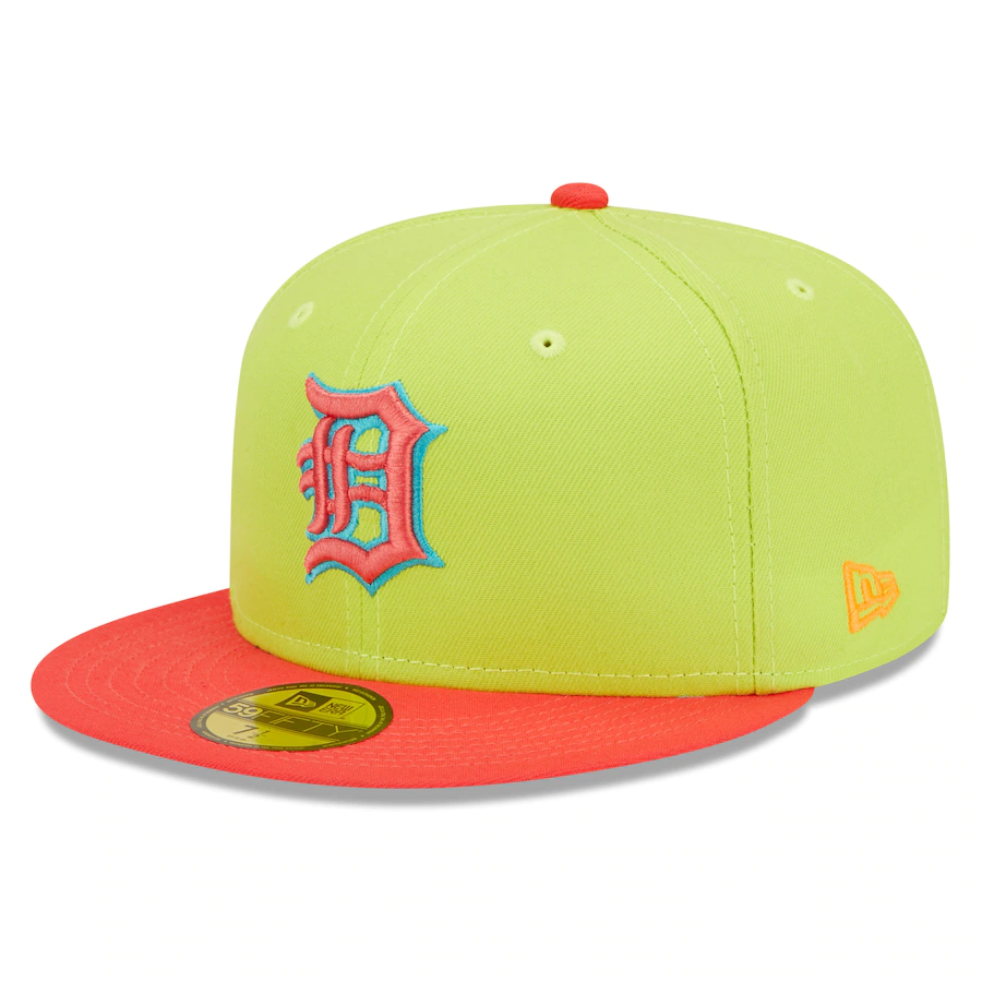 New Era Detroit Tigers Final Season Cyber Highlighter 59FIFTY Fitted Hat
